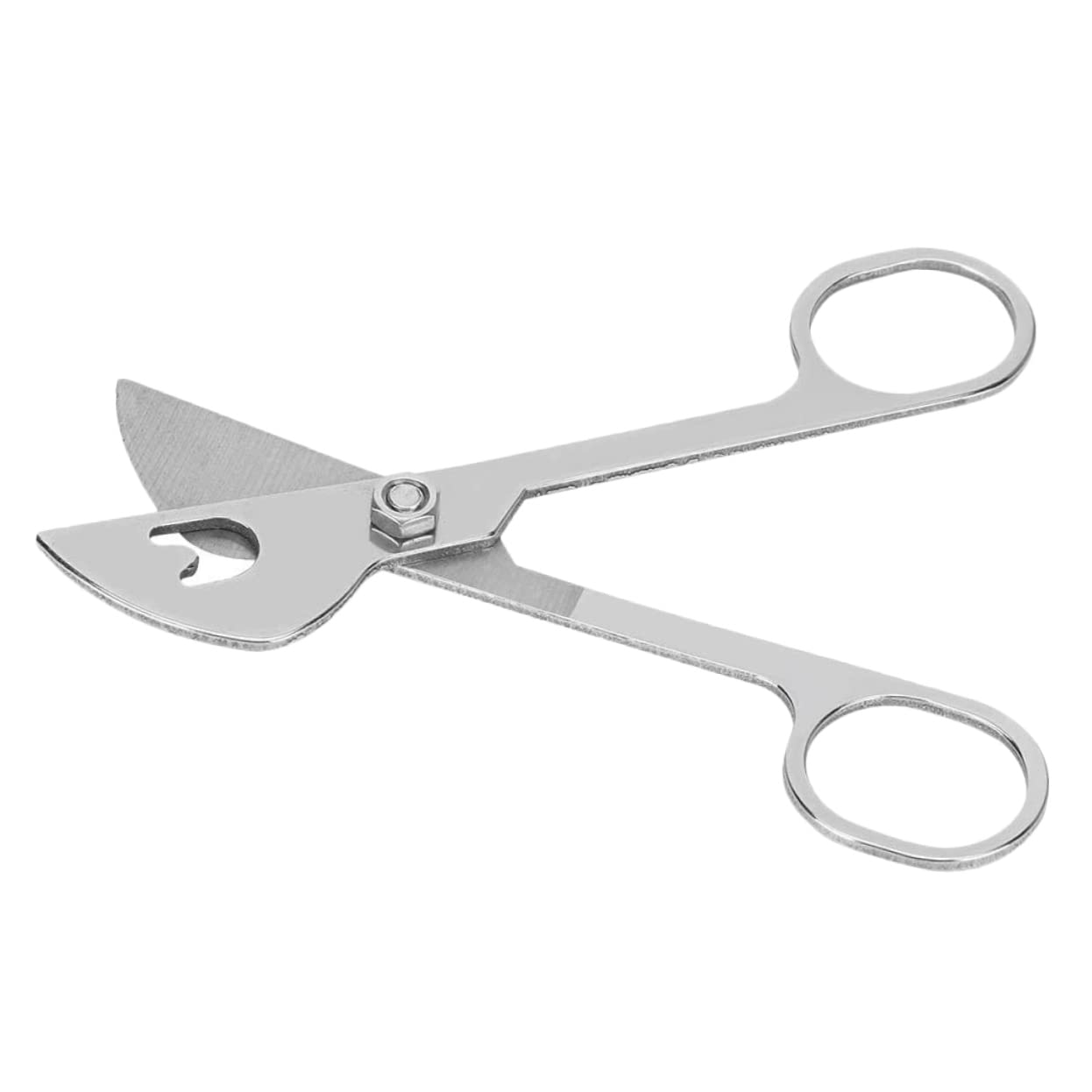 SEWACC 4 Stück Kuhsamenschere Rindersamenschere Feinrohrschere Für Rinder Viehschere Samenschneider Für Rinder Astschere Für Rindersperma Nutztierbedarf Rostfreier Stahl Silver