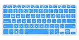 for Dell 11.6 Inch Keyboard Silicon Protector Cover Skin for Dell Inspiron 11-3162 11-3168 11-3169 11-3179 11-3180 11-3185 i3162 i3168 i3169 i3179 i3180 i3185 Laptop US Layout (Blue)
