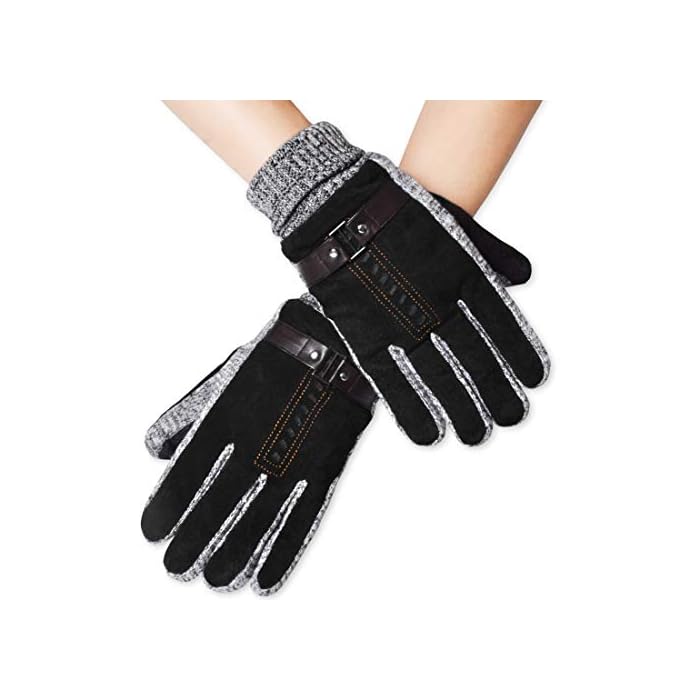 LassZone Men's Winter Leather Gloves - Image 4