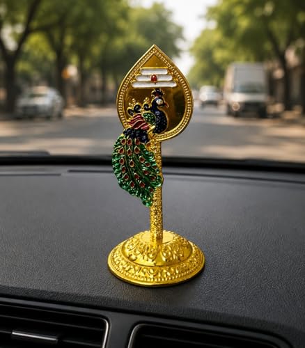Image of Steel Murugan Vel Statue (8 cm) | Divine Lord Karthikeya Spear for Car Dashboard & Pooja Room Decor | Durable Red Vel Idol for Altar & Spiritual Gifting (vel mayil)