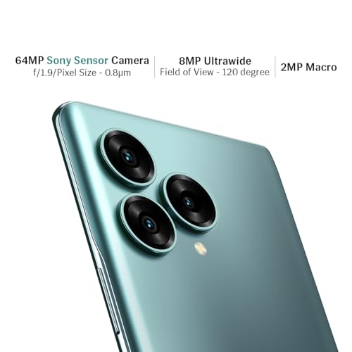 Lava Blaze Curve 5G (Glass Viridian, 8GB LPDDR5 RAM, UFS 3.1 256GB Storage) | 120Hz Curved Amoled Display |2.6GHz Dimensity 7050 6nm Processor | 64... - Image 3