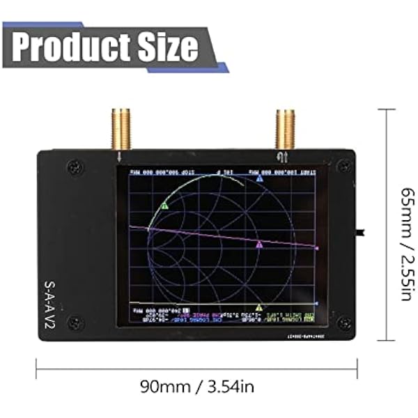 Сетевой анализатор портативный профессиональный анализатор антенн 3G Vector Network Analyzer S-A-A-2 Анализатор антенн коротких волн HF VHF UHF с дисплеем Antenna Analyzer