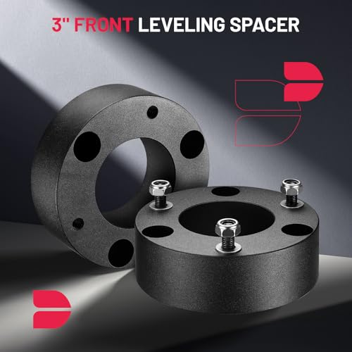 Image of BDFHYK 3 inch Front and 3 inch Rear Leveling Lift Kits Compatible with Chevrolet Silverado 1500 Compatible with GMC Sierra 1500, Suspension Lift Kit Set for 2007-2019 Silverado 1500 2WD 4WD