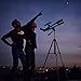 Aomekie Telescopio Astronomico 400/70mm Telescopio para Niños con Adaptador Trípode Ajustable Ffiltro...