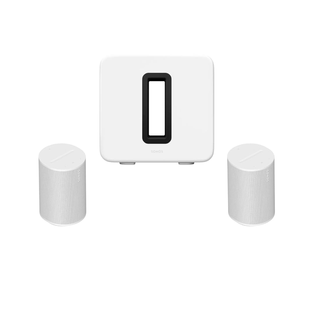 Sonos Sub Gen3 WH 1 + Era 100 WH 2