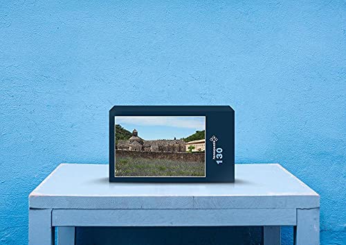 HANSEPUZZLE 66930 - Abbaye de Sénanque Puzzle 130 Teile | Religion Puzzle mit hochwertiger Puzzle Aufbewahrung: Kartonbox und wiederverschließbarem Beutel | Puzzle-Maße: 28,7 x 20 cm