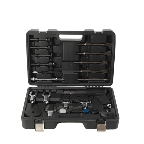 Lfhelper Multifunctional Air Hammer, 2100BPM Air Hammer Set with Quick Lock Chisel Change, Heavy Pneumatic Tool for Metal Shaping, Rust Cleaning, Auto Repair, and DIY Workshop