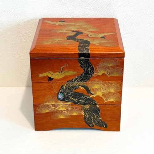 ❤️ 木曽漆器　伝統工芸品　重箱　三段重ね　木製　くり抜き　❤️ ❤️ 木曽漆器 伝統工芸品 重箱 三段重ね 木製 くり抜き ❤️ 【公式通販】