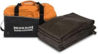 Quick Dam QDDUFF17-4 Barriers 17ft Flood Barrier Duffel Kit, 17-ft 4 Pack, Black, 4 Piece