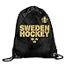 rtuuruyuy Sweden World Cup Of Hockey 2016 Locker Room Cordón Mochila Sport Bolso
