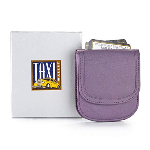 Taxi Wallet® TW03-PURRLE - Soft Leather - Compact, Front Pocket Folding Wallet - For Cards, Coins, Bills, ID (Men & Women) - Image 6