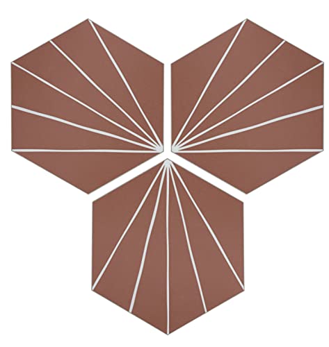 INNO STICKERS Orange Art Deco Tile