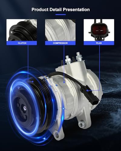Image of ECCPP AC Compressor Direct Fit for Jeep Grand Cherokee V6 3.7L 2005-2007