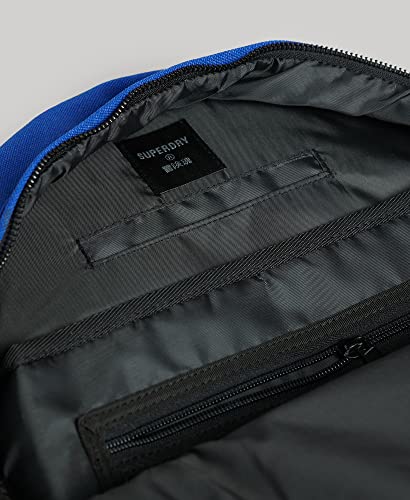 Superdry Womens Unisex Essential Montana Backpack, Main Zipped Compartment Mazarine Blue Size One Size #TOP5