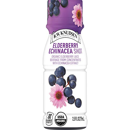 R.W. Knudsen Organic Elderberry Echinacea Juice Shots, 2.5 Fluid Ounces (Pack of 6) R.W. Knudsen Organic Elderberry Echinacea Juice Shots, 2.5 Fluid Ounces (Pack of 6)