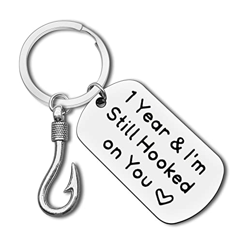 First Year Anniversary Jewelry Gift 1st Year Anniversary Wedding Keychain