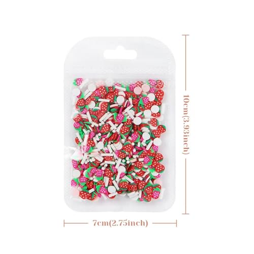 Image of 4 Bags Colorful Nail Charms 3D Mini Floral Star Moon Strawberry Cloud Shell Charms for Nails Design Nail Slices DIY Nail Art Decoration for Women Girls Nails Art Supplies Accessories