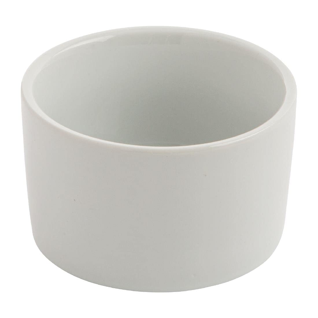 Olympia Whiteware Contemporary Ramekins 90mm Porcelain Dishes Bakeware 12pc