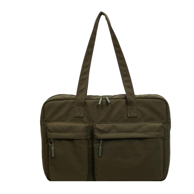 CHANGYUE Laptop-Handtasche, Aktentasche, Umhängetasche, Nylon, großes