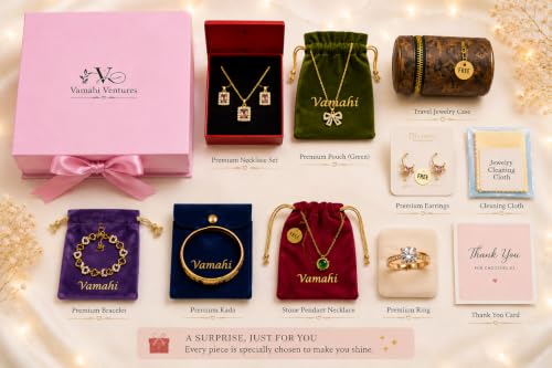 Image of Mystery blind gift Jewelry Box I 8 Pieces Surprise Jewelry Box for Women & Girls | Unique Birthday & all Occasion Gift (Random Color)