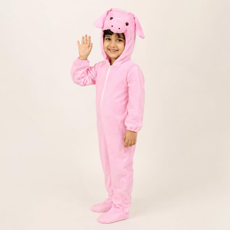 Image of Animal Costume for Kids | Plush Fancy Dress Costume for Boys & Girls |School Fancy Dress, Annual Day, Jungle Theme, Role Play, Halloween & Birthday Party
