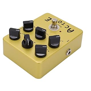 Pédale d’ampli, contrôle facile des effets d’amplificateur de simulation JF-13 Bypass Excellent Timbre 6 boutons Poids… - Les Beatles, Paul McCartney, John Lennon, RIngo Starr, George Harrison