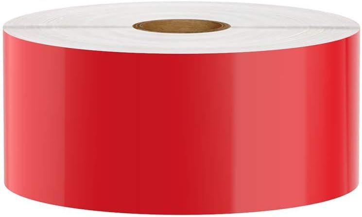 Kingston Premium Orange Vinyl Label Tape - 4" X 150' Roll For Industrial Label Printers
