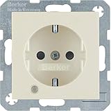 Ausführung = SCHUKO Hager 41108982 Steckdose, Weiß, small