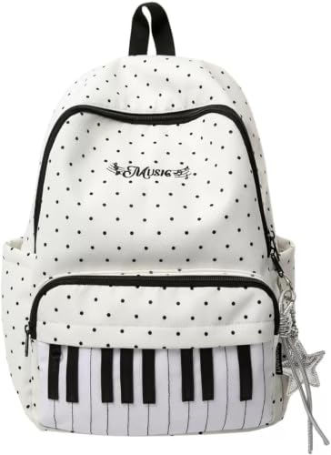 Mochila de piano de nailon compacta: organiza tus partituras y viaja sin peso en tu día a día