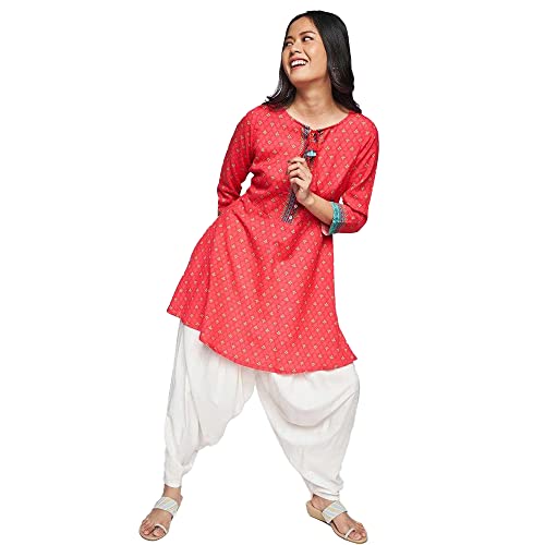 Image of global desi Women's Viscose Regular Tunic Shirt