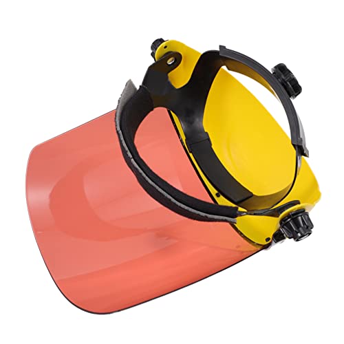 Uonlytech 1pezzi Schermo Protettivo Per Saldatura Con Supporto Testa Visiera Antispruzzo e Ammortizzazione Frontale Scudo Viso Resistente Per Progetti Di Lavoro e Lavori Domestici