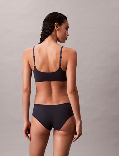 Image of Calvin Klein Women's Invisibles Comfort Seamless Adjustable Skinny Strap Bralette Bra
