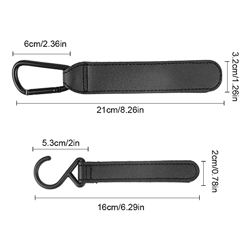 JPGhaha 2Pz Clip Buggy per Passeggini 21cm + 2Pz