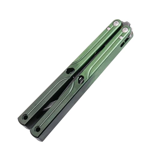 WARHERO Aluminium Alloy Integral Channel Handle, Handle Practice Tools,Integrated Forging,Balance and Inertia (Green)