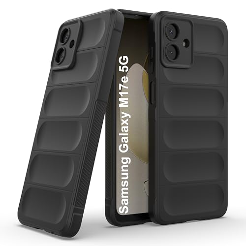 Image of Zapcase Back Case Cover for Samsung Galaxy M17e 5G | Compatible for Samsung Galaxy M17e 5G Back Cover | Liquid Silicon Magic Case with Camera Protection | Black