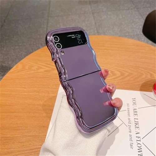 Coque Samsung Zflip5 fine violette de qualité premium