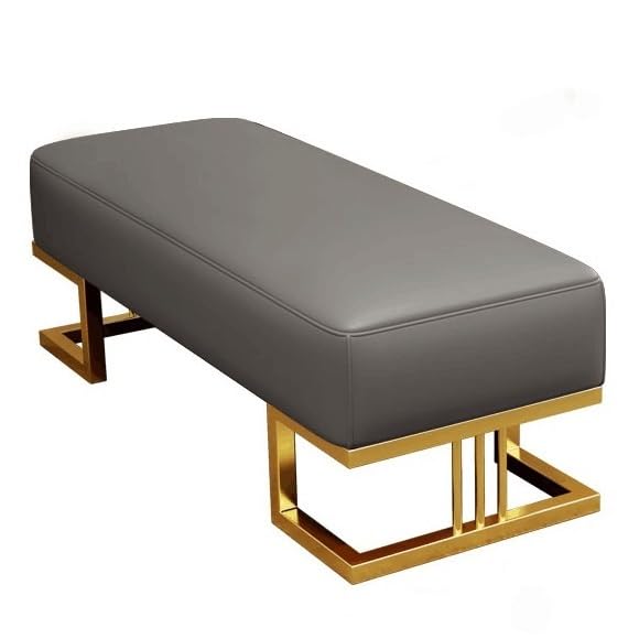 Banc à langer avec étagère de rangement et coussin en tissu pour vestiaire