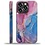 Pink Blue Marble Pattern