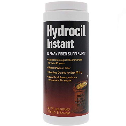 Hydrocil Dietary Fiber Supplement 10.6 Ounce, Dietary Fiber Supplement, Dissolves Instantly, No Sugar No Artificial Flavors No Artificial Colors