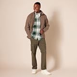 Amazon Essentials Herren Fleecejacke mit durchgehendem Reißverschluss (in Big und Tall erhältlich), Braunheide, XL