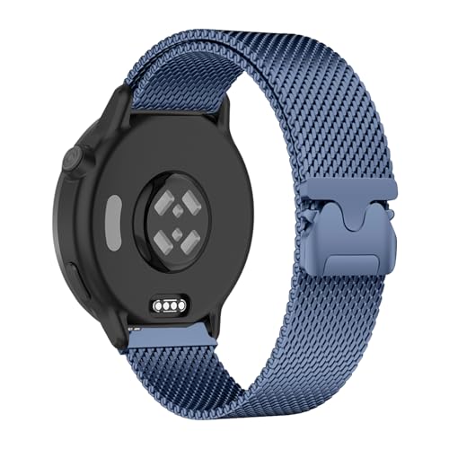 [HinZann] �X�e�����X �o���h Garmin Vivoactive 6/Vivoactive 5/Approach J1/Approach S44 �Ή����Ă��܂� 20mm�����p�x���g�E�}�O�l�b�g�E�~���l�[�[���[�v�E�������� ���b�V�� �ʋC �o���h