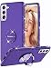 Samsung Galaxy S8 Plus Case, Violet S8+ Glitter Protective Case for Girls Girl Ring Holder Thin Soft Sparkly Luxury Bling Diamond Purple Galaxy S8 Plus Case for Women
