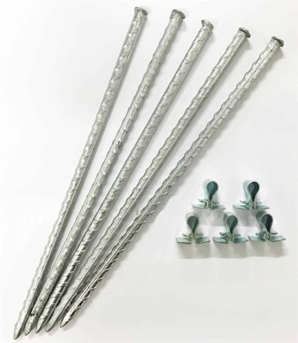 CORE EDGE Lawn Edging | Flexible Decorative Steel Edging Garden Border Edging Lawn Edging Strip Grass Border Accessories Pack | 5 Pins and Inserts