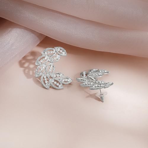 Image of Rubans Necklace Set American Diamond Cubic Zirconia Jewellery Gift for Women & Girls
