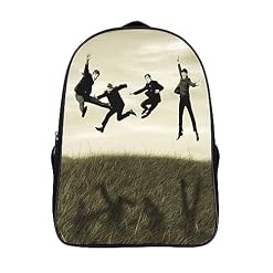 CSTAL The Beatles Sac A Dos Ecole Fille Primaire Rock Band Sac D’école Pour Enfants Sac De Voyage Pour Adolescents Sac De Livre D’école Primaire Cartables Décontracté 16inch - Les Beatles, Paul McCartney, John Lennon, RIngo Starr, George Harrison