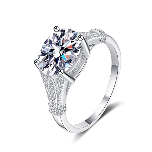 Anneau Incrusté de Moissanite KnSam en argent, le bijou idéal pour sublimer votre quotidien