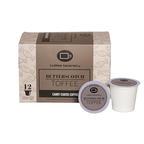 Butterscotch Toffee Flavored Coffee Pods by Coffee Beanery | Medium