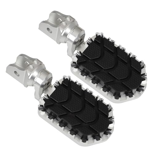 Pédales de moto anti-glisse avec couvercle argent pour BMW F750GS 2018-2023