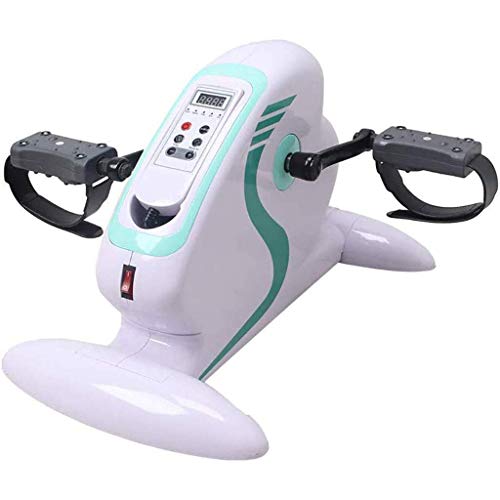 Image of Portable Pedal Exercise Electric Pedal Exerciser for Elderly, Portable Fitness Bike for Arm /Leg Exercise Bike Mini Cycling Trainer Rehabilitation Maine Mini Exercise Bike Stepper