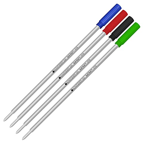 Recharges Cross stylo à bille Monteverde USA lot multi couleur pour cartouche encre compatible